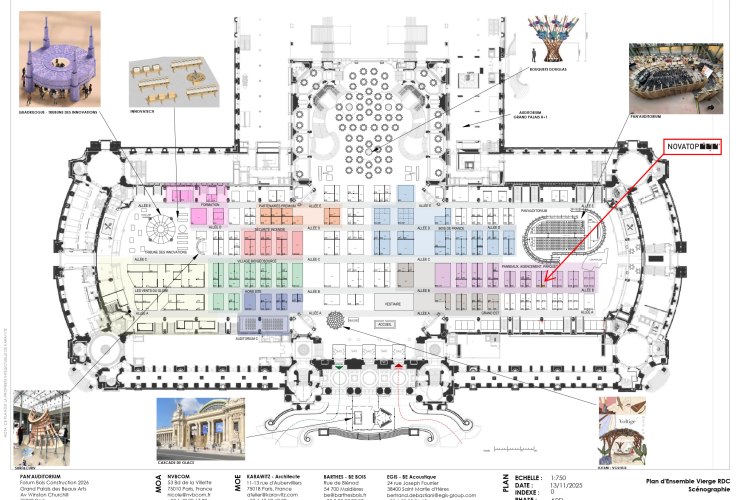 Plan FBC 2026 - Vue stand NOVATOP