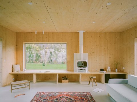 La Maison Pliée - Vue intérieure_3 - Murs et plafonds NOVATOP