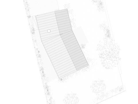 La Maison Pliée - Plan de Masse - © Figura Studio